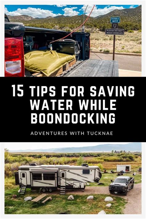 15 Tips For Saving Water While Boondocking Artofit