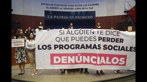 Gppan Ning N Partido Puede Quitar Los Programas Sociales Ya Que As