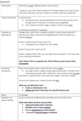 Pt Msk Lecture Notes Week Assessment And Management Of Thoracic