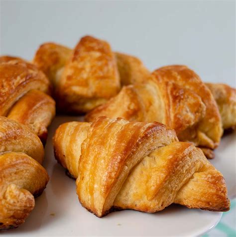 Mini Butter Croissants Recipe For French Breakfast