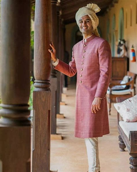 Pink Sherwanis For The Contemporary Indian Groom