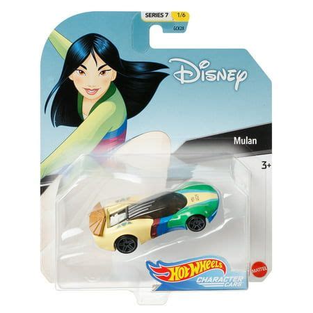 Hot Wheels Disnery Pixar Character Cars Series Mulan Vehicle Scale Walmart Pixar