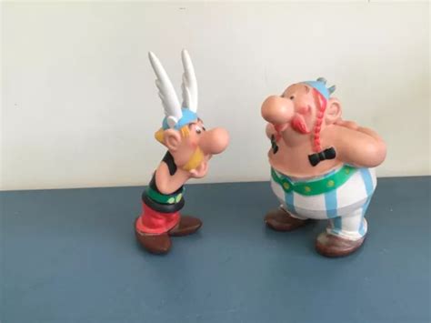 LOT DE 2 Figurines POUET ASTERIX Et OBELIX 1967 DARGAUD DELACOSTE EUR