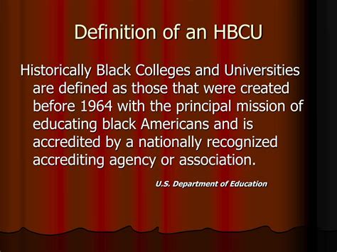 Ppt Historically Black Colleges And Universities Powerpoint Presentation Id577990