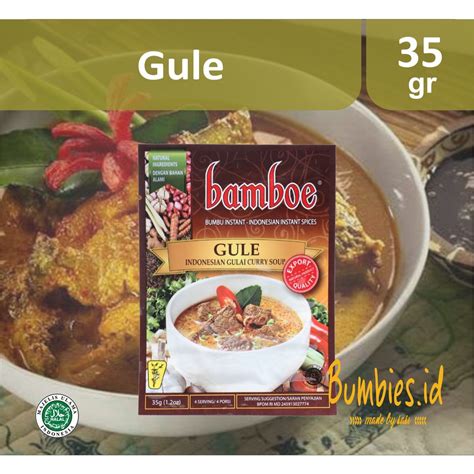 Jual Bumbu Bamboe Gule Indonesian Gulai Curry Soup Bumbu Gultik