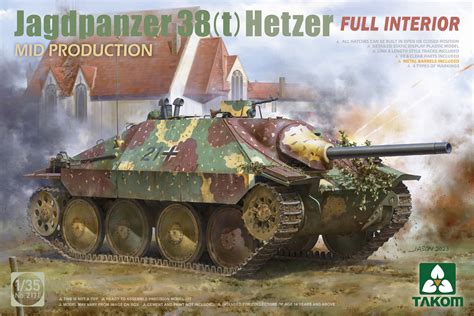 Jagdpanzer 38 T Hetzer Mid W Full Interior HLJ