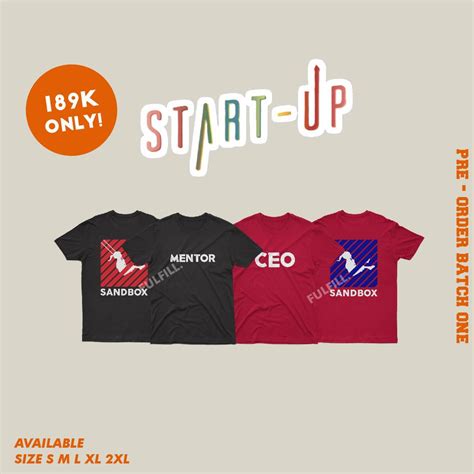 Jual PAKET BAJU CEO MENTOR SANDBOX START UP SERIES DRAKOR T SHIRT