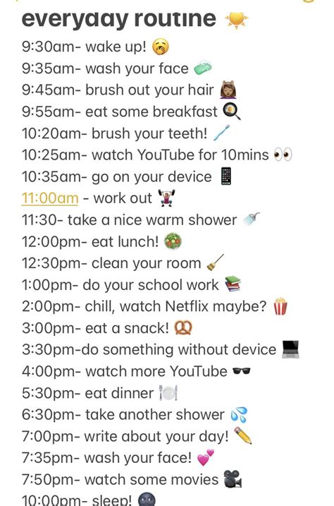 Do this every day! 💕😎 | School morning routine, Daily routine planner ...