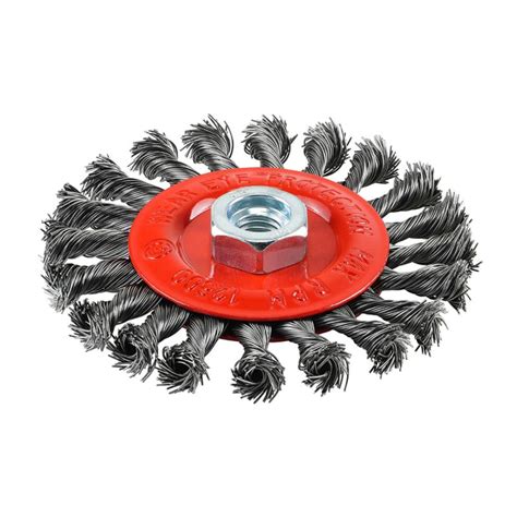 Angle Grinder Wheel Brush Twisted Knot Steel Wire Timco 115mm