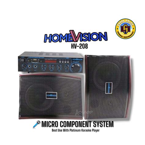 Homevision Hv 208 Micro Component System Best For Platinum Karaoke