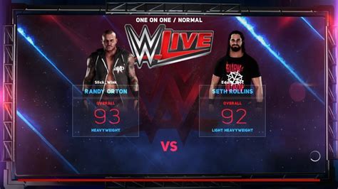 Seth Rollins Eddie Riot Vs Randy Orton Slickwink Youtube