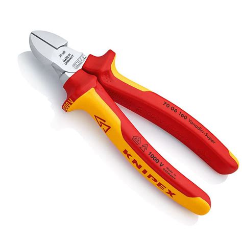 德國【knipex】k牌 絕緣斜咀鉗1000v 70 06 160 架生