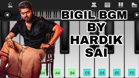 Bigil Rayappan Bgm Perfect Piano Hardik Sai Bigil