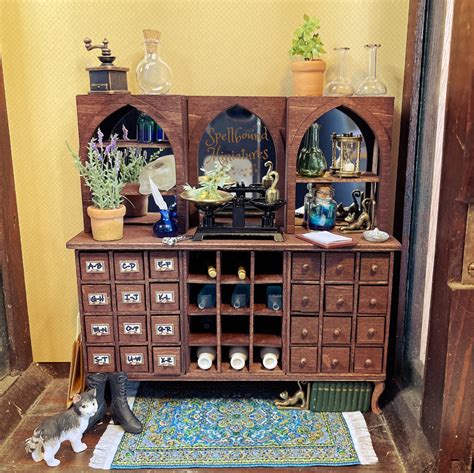 Svg File Dollhouse Miniature Apothecary Cabinet For Cricut Etsy Miniature Display Miniature