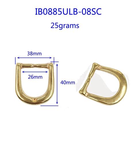 Brass Cast Tri Glide Slide Buckles Center Bar Adjuster Buckle Leather