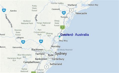 Gosford, Australia Tide Station Location Guide