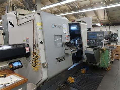 Okuma Twin Star Lt300 My Twin Turret Twin Spindle Cnc Lathe With Y Axis