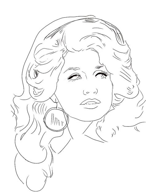 Dolly Parton Drawing By John Bichler Pixels