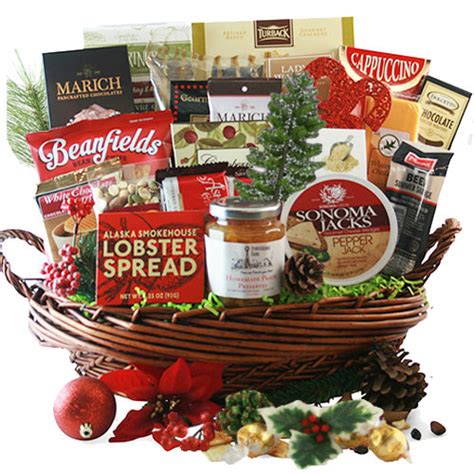 Christmas Gourmet T Baskets Christmas Gourmet T Basket Diygb