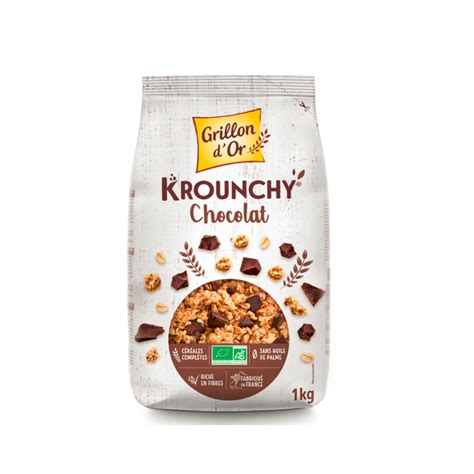 Krounchy Chocolat Bio Grillon D Or Kg La Fourche