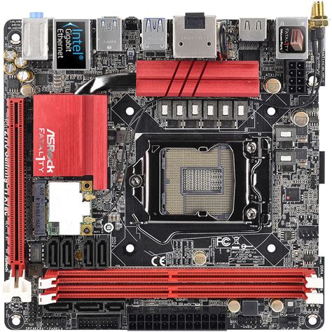 Asrock Fatal Ty Z Gaming Itx Ac Intel Z So Dual Channel Ddr