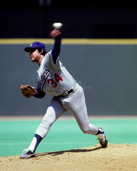 Fernando Valenzuela Los Angeles Dodgers Editorial Photography Image