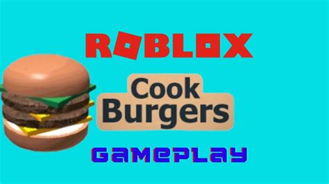 🍔roblox Cook Burgers Gameplay Funny And Satisfying Dogtubergaming