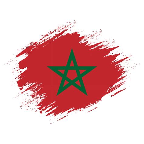 Vintage Morocco Grunge Flag Vector Art At Vecteezy