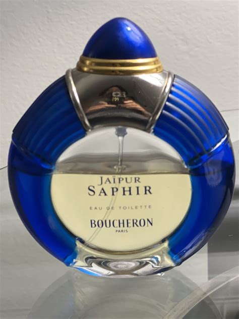 BOUCHERON Jaipur Saphir Eau De Toilette Perfume Spray VINTAGE 3 4oz