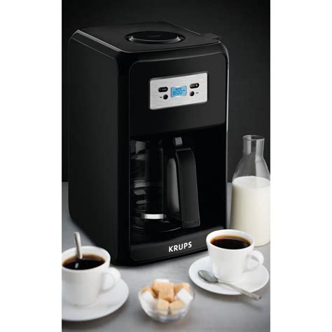 Krups Savoy 12 Cup Pause And Serve Coffee Maker Ec311050 The Home Depot