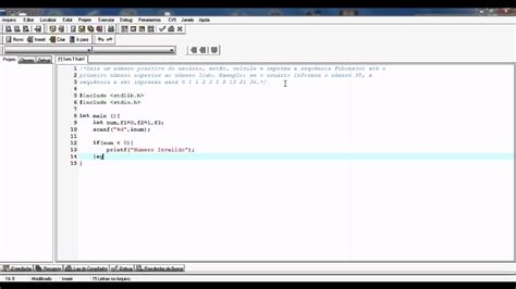 Sequ Ncia De Fibonacci Em C Youtube