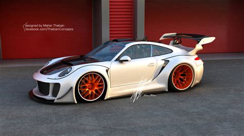 Extreme Tuned Porsche 911 Rendered Autoevolution