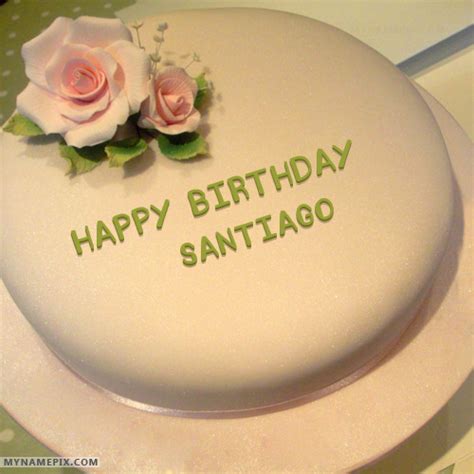 Happy Birthday Santiago Cakes Cards Wishes