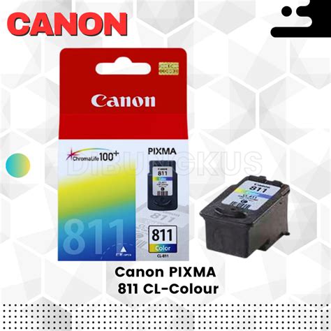 Jual Tinta Cartridge Canon 811 CL Colour Warna Original Shopee Indonesia