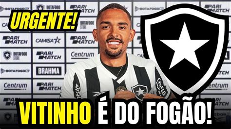 DE ULTIMA HORA ACABOU DE ACONTECER BOTAFOGO FECHA LATERAL DIREITO