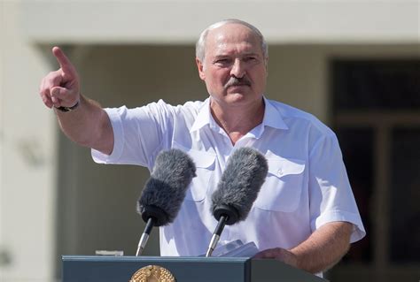 Facing A Furious Nation Belaruss Lukashenko Says He Would Rather Be