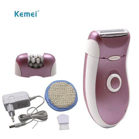 Kemei 2 In 1 Rechargeable Female Epilator Machine KM 2068