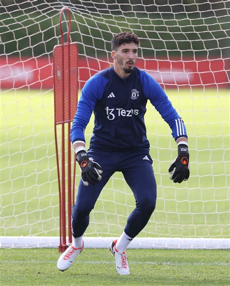 Altay Bayindir And Trialist Pictured In Manchester United Training