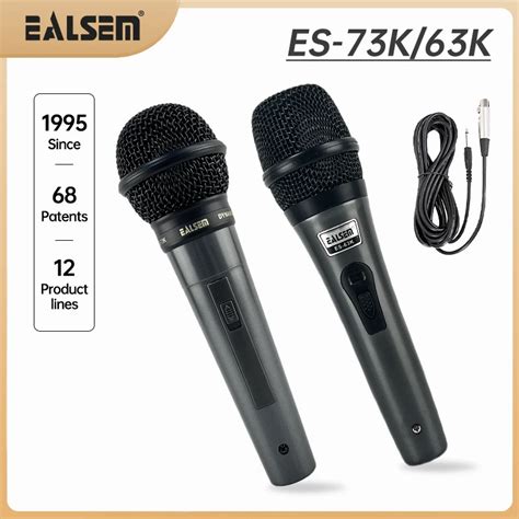 EALSEM Micr Fono Profesional Din Mico Con Cable Dispositivo Vocal Con