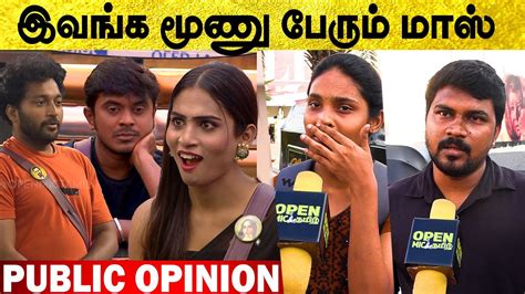 Azeem Vikraman Shivin Bigg Boss Tamil Azeem Vs Vikraman Vs