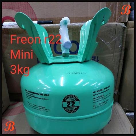 Jual Freon Ac R22 Tabung Mini 3kg Refrigerant Murah Shopee Indonesia