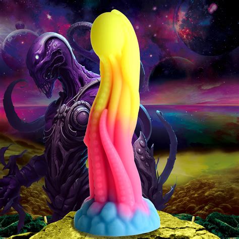 Tenta Glow Glow In The Dark Silicone Dildo Sex Toy Distributing