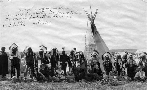 Ed Farlow Tim Mccoy And Their Native Friends On Stage And Screen
