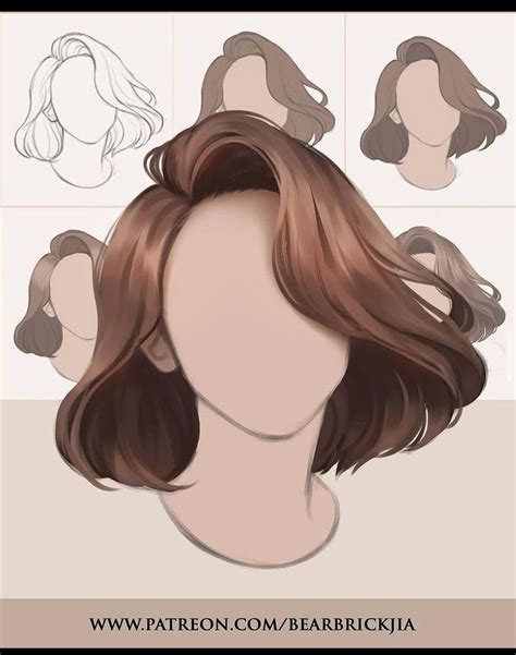 How To Draw Semi Realistic Hair Artofit