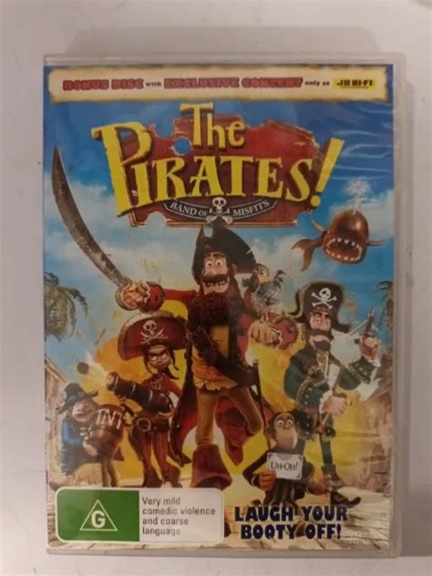 The Pirates Band Of Misfits 2012 Region 4 Dvd 2 Disc Set Vgc