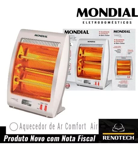 Aquecedor Portatil Eletrico Comfort Air 800w A 09 Mondial