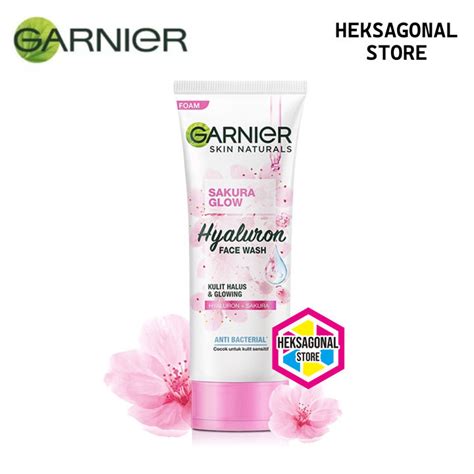 Garnier Skin Naturals Sakura Glow Hyaluron Face Wash Ml Lazada