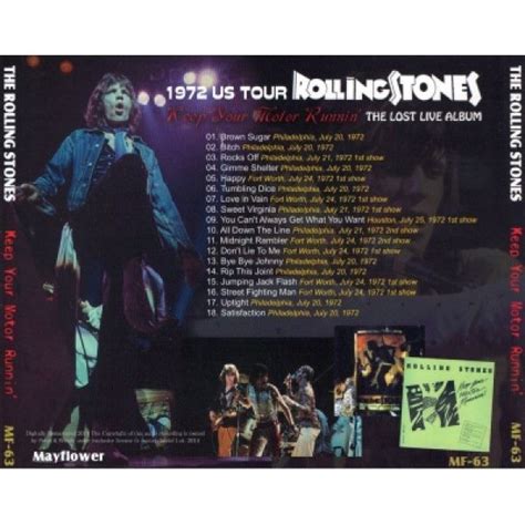 The Rolling Stones Keep Your Motor Runnin 【1cd】 Mellow Yellow