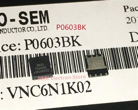 MOSFET 100 lot de 10 pièces MOSFET Original P0603BK 5mm x 6mm