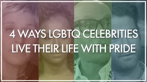 4 Ways LGBTQ Celebrities Live with Pride